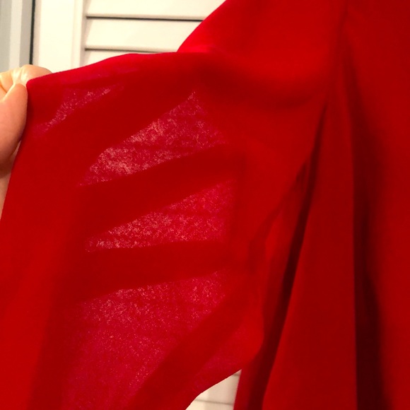 NWT Patterson J. Kincaid Sheer Blouse - Picture 12 of 13